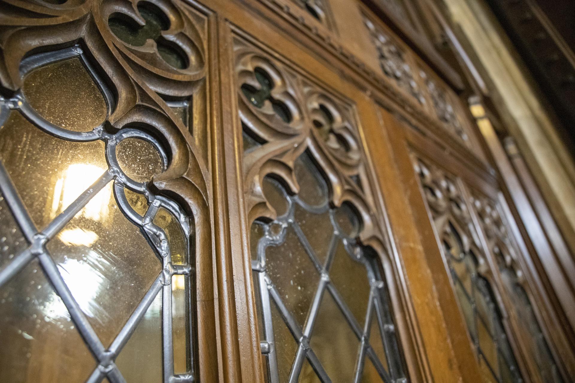Close up of detailed windows