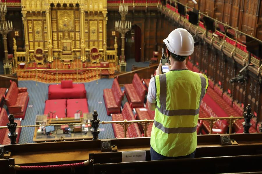 R&R surveys in House of Lords chamber